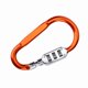 thumbnail image 3 of Catabinador De SEGURIDAD LOQUERA LANGGER CARABINER CANDADO DE 3 DÍGITOS COMBINACIÓN DE 3 DÍGITOS, 3 of 7