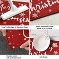 thumbnail image 5 of Christmas Kitchen Rugs Christmas Rug Christmas Kitchen Decor Let It Snow Red Kitchen Rugs Christmas Kitchen Mat Christmas Mat Kitchen Runner Rugs Comfort Home Decor Non-Slip Floor Mat Doormat, 5 of 5