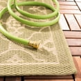 thumbnail image 4 of SAFAVIEH Courtyard Alastar Geometric Indoor/Outdoor Area Rug, Green/Creme, 2'7" x 5', 4 of 9