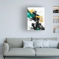 thumbnail image 2 of Trademark Fine Art Alyson Storms Green and Gold Ribbons 2 Canvas Wall Art, 2 of 4