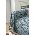 thumbnail image 3 of Nvzi Couch Cover Polyester Sofa Covers Sofa Towel Cover for Living Room Sofa Easy Fit Washable Furniture Sofa Protector 70.87*70.87inch (Blue), 3 of 4