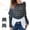 Dark Gray, variant on Women's Knitted Double Sleeve Scarf Cozy Knitted Cable Crochet Shawl Wraps, Sweater Scarf with Sleeves for Women