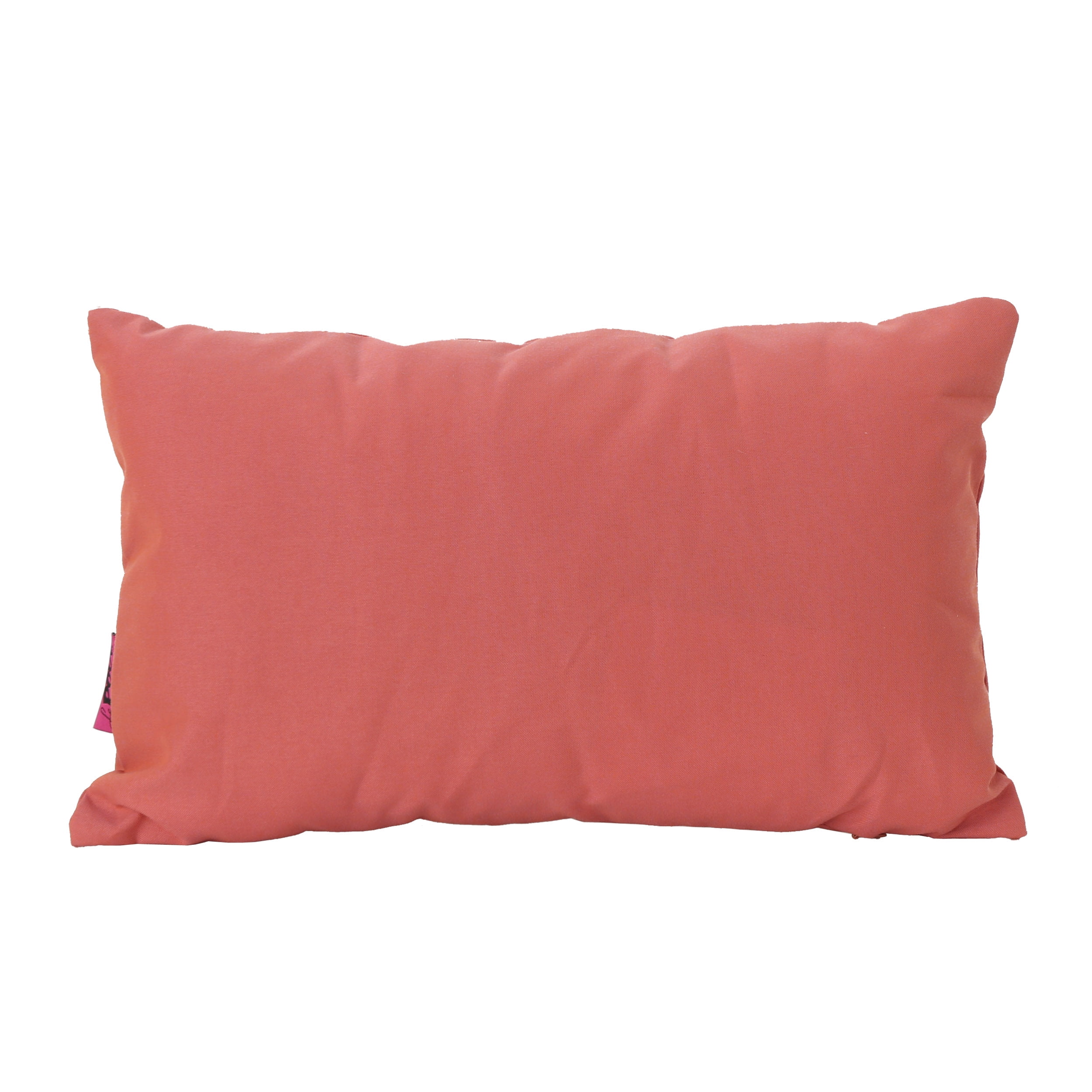 Coronado Outdoor Water Resistant Rectangular Throw Pillow, Coral
