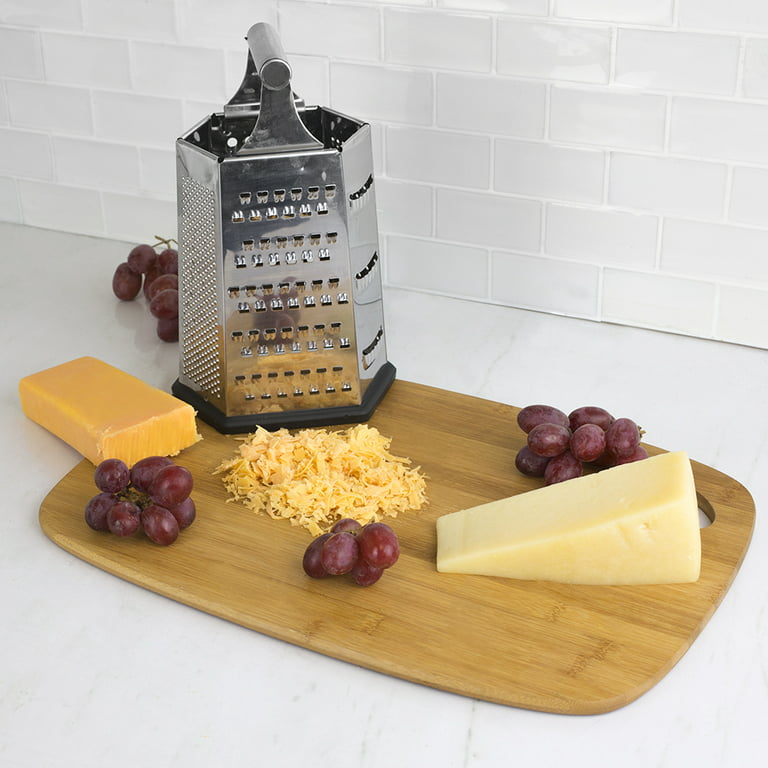24 Pieces Home Basics 4 Sided Stainless Steel Cheese Grater With