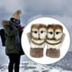 thumbnail image 3 of Guantes térmicos de invierno para mujer y adulto, de punto, transpirables Búho de café, 3 of 9