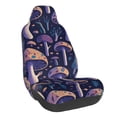 thumbnail image 1 of Balery Floral Hippie Mushrooms Funda de Asiento para Auto con Diseño - Cubierta Frontal Suave y Transpirable con Protector Antideslizante- 1 Unidad, 1 of 5