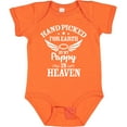 thumbnail image 3 of Inktastic Handpicked for Earth by My Pappy in Heaven with Angel Wings Boys or Girls Baby Bodysuit, 3 of 5