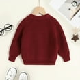 thumbnail image 3 of Happy Town Baby Girls Boys Knit Sweater Fall Winter Pullover Long Sleeve Sweatshirt Kids Clothes, 3 of 6