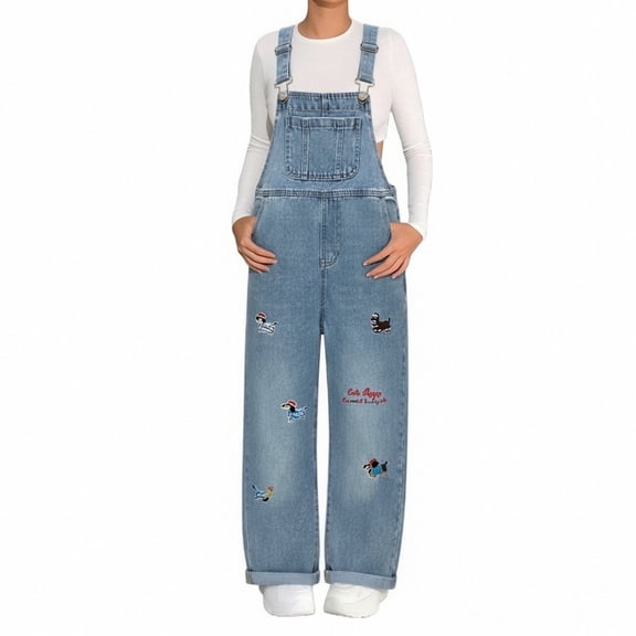 JLMSPLWG Kids Denim Jumpsuit Girls Jumpsuits Western Overalls Toddler Adjustable Coverall Bodysuit Teens Sleeveless Casual Work Outfits Girl Clothes