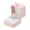 Pink, variant on Jewelry Storage Box Jewelry Ring Box Compact Size Portable Scratch-proof Soft Velvet Lined Earring Ring Case Jewelry Organizer
