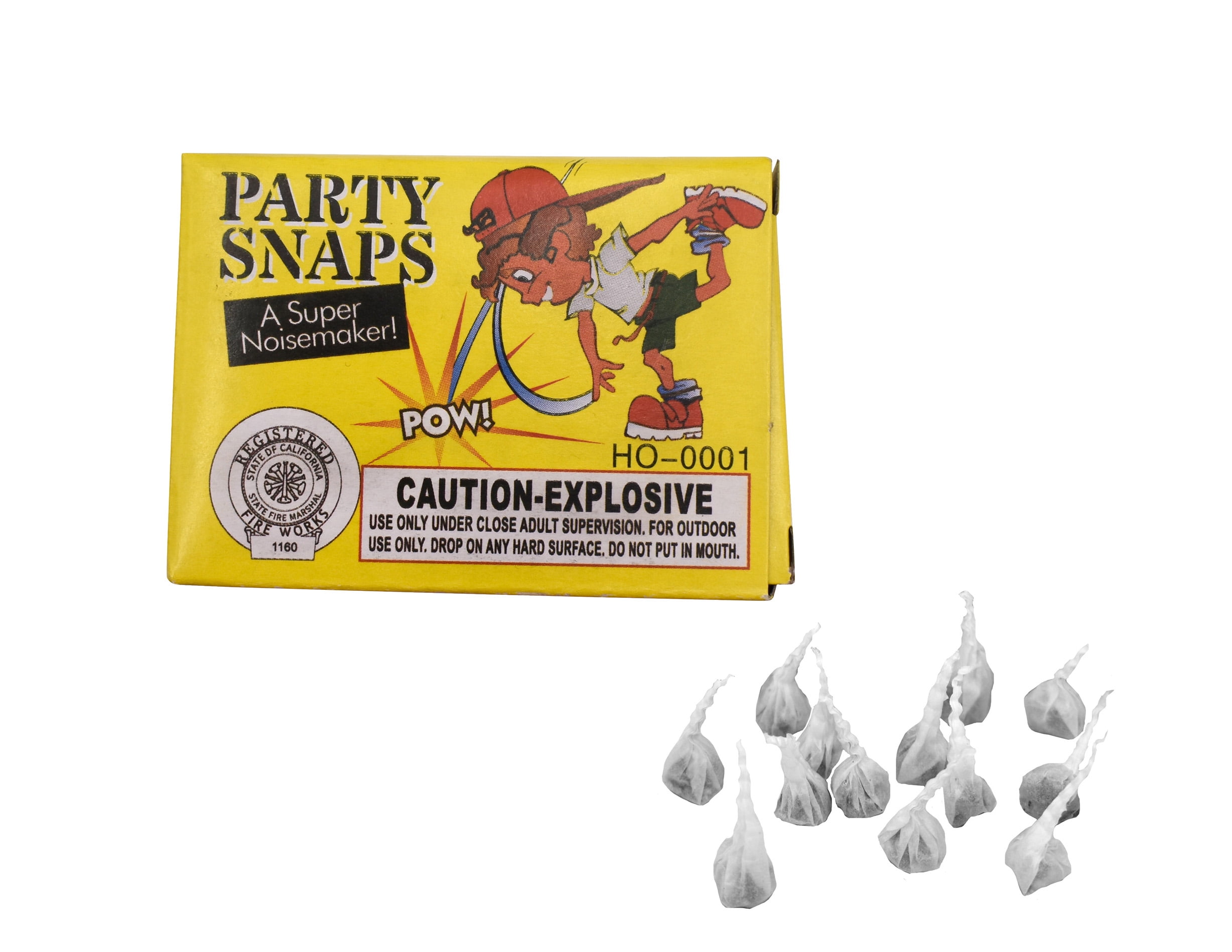 Nicky Bigs Novelties 300 Party Snappers, Bulk Mini Crackle Poppers