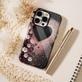 thumbnail image 6 of Valentine’s Day Gift for Women Elegant Heart Floral Sparkle Phone Case Compatible with iPhone 11/12/13/14/15/16 (Pro Max/Plus), 6 of 9