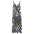 thumbnail image 4 of Animal Print Patterns Sleeveless Dress Women's Luxury Party Dress Birthday Dresses for Women, 4 of 7
