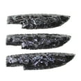 thumbnail image 2 of 3 Obsidian Ornamental Knife Blades  #8655    Mountain Man Knife, 2 of 5