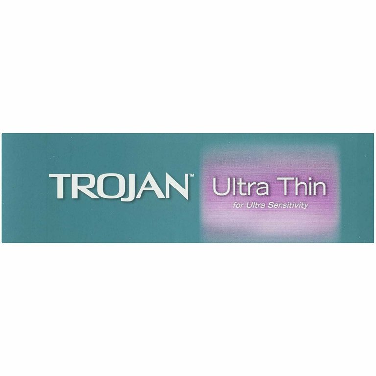 Trojan, Ultra Thin Sensitive Condom, 12ct, 4-pack Latex - Walmart.com