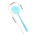KQJDYXW 4 Pack Fly Swatters Multi Colors Manual Plastic Fly Swatter Set