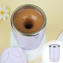 XIAOLE Automatic Magnetic Stirring Coffee Cup, 400ml Auto Self Stirring Coffee Mug Stainless Steel Cup Electric Smart Mug, Rotating Office Travel Mixing Cup For Hot Chocolate Cocoa Milk Latte