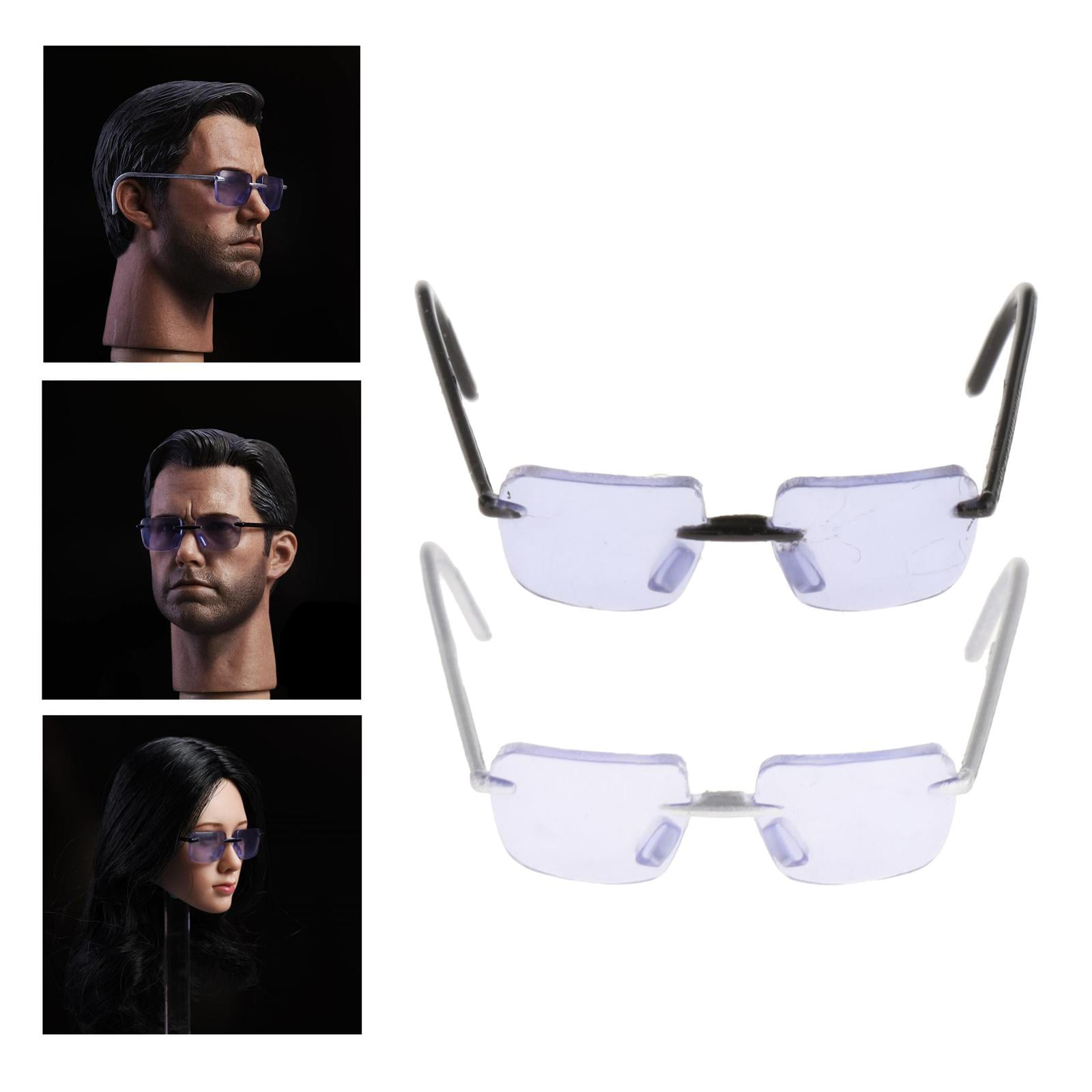 Black Plastic Goggles Accessory for 12" Action Figure1:6 scale 
