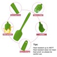 thumbnail image 3 of Unique Bargains Silicone Spatula Set of 4 Heat Resistant Non Stick Turner Green, 3 of 7