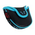 thumbnail image 2 of Funda de cabeza de palo de golf de moda con protector de cierre de PU perfecl Estilo B Negro, 2 of 8