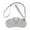 Gray, variant on Leodye 1PCS Hard Shell Eyeglasses Case, Portable Clip-on Protective Pouch, Glasses Storage Holder for Men Women Travel Car Use -7.5x3.4x1.6in