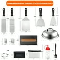 thumbnail image 2 of KAMIDA 18PCS BBQ Griddle Accessories Kit, Flat Top Grill Accessories Set for Blackstone and Camp Chef,Blackstone Griddle Accessories,Grill Tools for Outdoor Grill., 2 of 8