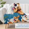 thumbnail image 6 of Dog Fluffy Microfiber Throw Blanket - Soft, Warm, and Printed - Lightweight Blanket for Sofa, Bed, Couch, Office, and Camping, 6 of 6