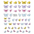 thumbnail image 1 of Calcomanías para uñas SIUDXA con mariposas coloridas 5D, 1 of 4