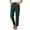 Navy women linen pants elastic waist a1, variant on Cagogo Womens Cotton Linen Straight Pants Elastic Waist Casual Ankle Trousers with Pockets Loose Fit Flowy Beach Vacation Summer Travel Bottoms, White M