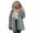 Gray, variant on Womens Long Sleeve Winter Warm Lapel Fox Faux Fur Coat Jacket Overcoat Outwear with Pockets,Fall Open Front Cardigan Faux Fur Coat Parka Shaggy Jacket Gray M
