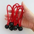 thumbnail image 4 of Balle 4/5/6/8/9 Po (13/15/20/23 cm) Cordons Noirs Robustes Cordon de Retenue pour Auvent Bâche Support de Toit Résistant Rouge 6 Po, 4 of 8