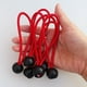 thumbnail image 4 of 2x Pelota de Goma Elástica 4/5/6/8/9 Pulgadas (13/15/20/23 Cm) Cordones Elásticos Negros de Resistentes Resistente a UV shamjiam Bungee de pelota, 4 of 9