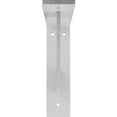 thumbnail image 3 of Ekena Millwork 2"W x 8"D x 8"H Bulwark Steel Bracket, Hammered White, 3 of 12