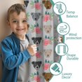 thumbnail image 3 of Blackout Kids Curtains,Cute Pitbull Terriers Dog and Flower Childrens Insulated Curtains Set Of 2,Bedroom Essentials,Toddler Room Decor 42"x54"(106x137cm), 3 of 4