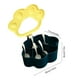 thumbnail image 3 of Caja de condimentos 5 en 1 con forma de pata de gato, organizador de especias de cocina con tapa transparente, contenedores apilables para almacenar condimentos, diseño antiderrames con múltiples com, 3 of 6