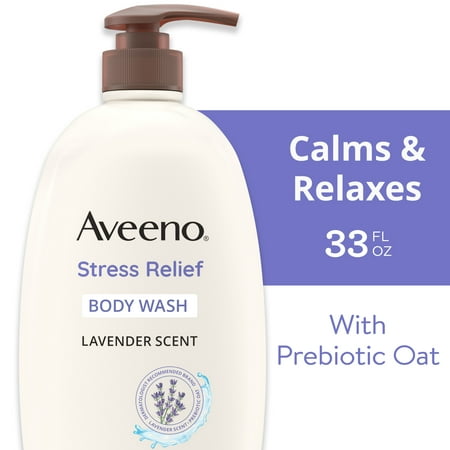 UPC 381371177578 product image for Aveeno Stress Relief Soap Free Body Wash with Prebiotic Oat  Lavender Scented Sh | upcitemdb.com