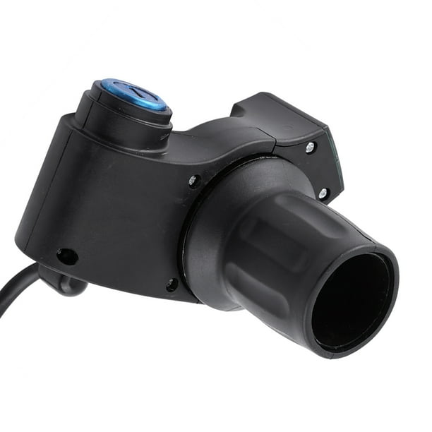Voltaje Universal, Apto para Bicicletas Eléctricas o Scooters de 12-84 V. Manillar de Medio Acelerador Con Tecla de Pantalla LED para Juicio Preciso E Indación Oportuna