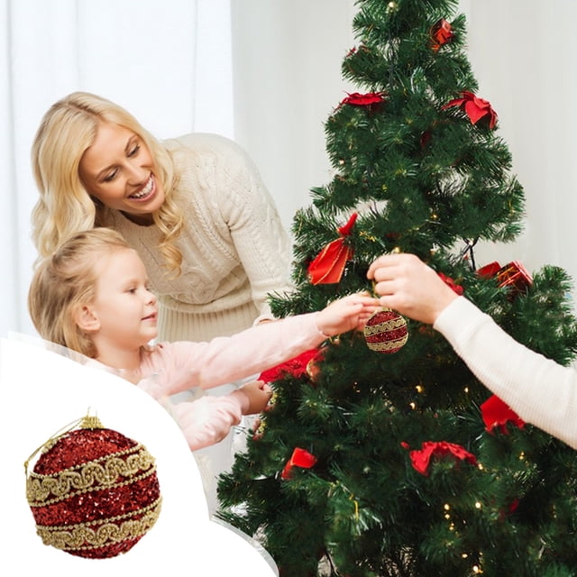 Plastic Shaped Painted Balls Christmas Gifts Christmas Tree Decoration Hanging Christmas Decoration