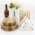 thumbnail image 2 of 350Pcs Gold Glitter Dinnerware Set 50 Guest for Party Gold Plates Disposable - 50 Dinner Plate,50 Dessert Plate,50 Per Rolled Napkins with Gold Cutlery,50 Plastic Cups 9 OZ for Party Wedding, 2 of 4