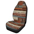 thumbnail image 5 of Uourmeti Car Seat Covers Full Surround Auto Interior Seat Cushion Polyester Stretchy, Suitable for Vehicle Truck, Geometric Stripes Pattern, 5 of 6