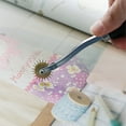 thumbnail image 2 of Scribing Wheel Professional Comfortable Safe Wear-resistant Stitching Marker Sewing Accessory for Cloth with Wooden Handle DIY Kits for Cloth Paper Leather, 2 of 6