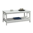 thumbnail image 4 of Convenience Concepts Omega Coffee Table with Shelf, White, 4 of 4