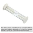 thumbnail image 3 of Uxcell 2 Minute Sand Timer, 6pack Small Sandy Clock, Count Down Sand Glass White, 3 of 5