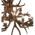 thumbnail image 2 of Meyda Tiffany 200459 Long Antlers Mule Deer 10 Light 38" Wide Antler Candle Style, 2 of 4