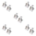 thumbnail image 3 of Bewildely 2 Pieces Curtain Rod Fixed Clips Household Drape Clips Bracket Curtains Fixing Professional Accessory Hardware Wall-mounted Type2 NO2, 3 of 6
