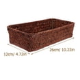 thumbnail image 2 of FRCOLOR Woven Basket Multifunction Organizer Cutlery Storage Basket Woven Spice Jar Basket, 2 of 8