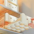 thumbnail image 3 of organization and storage,Large Capacity Double Layer Transparent Egg Drawer Egg Storage Container For Refrigerator Kitchen,White, 3 of 8