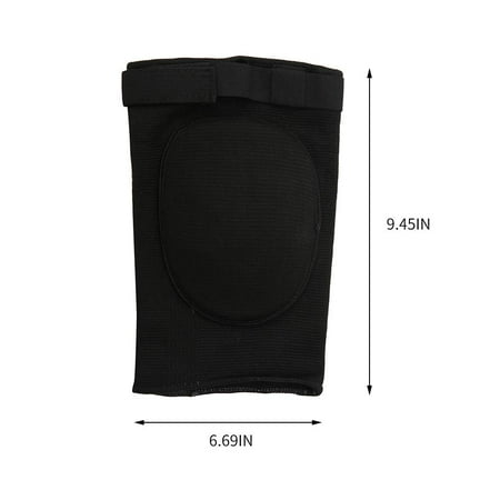 

1 Pcs Protective Knee Pads Thick Sponge Anti-Slip Collision Avoidance Knee Sleeve for Daily Sponge for Men and Women Black
