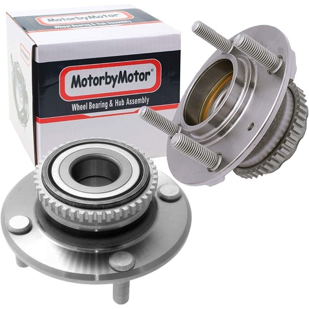 MotorbyMotor 512195 Rear Wheel Bearing and Hub Assembly with 4 Lugs