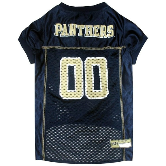 Pets First Collegiate Pittsburgh Panthers Football/Basketball Mesh Jersey for Pet Dog. available in 40  Teams - Medium